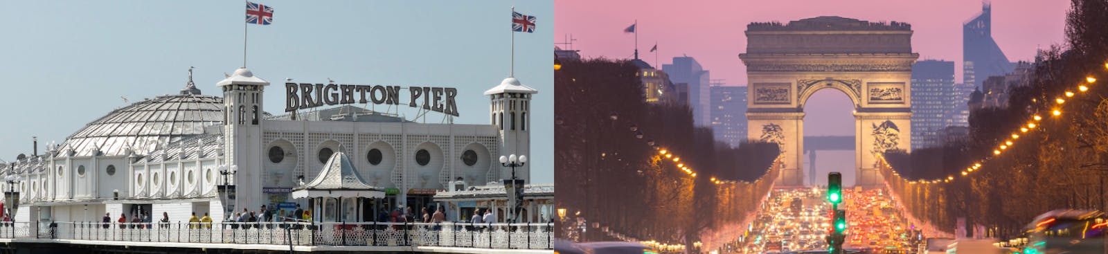 mix de foto Brighton + Paris